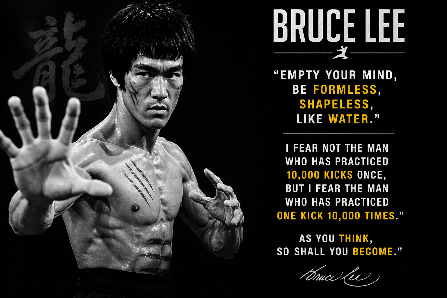 One big win can silence a thousand failures - Bruce Lee